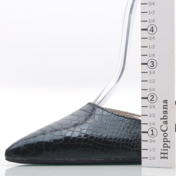 Sam & Libby D'Orsay Stiletto Heels Women 8 Faux Leather Pointed Toe - Picture 12 of 16